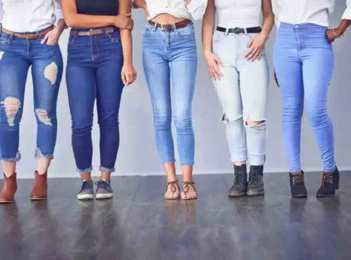 راهنمای سایز شلوار جین زنانه